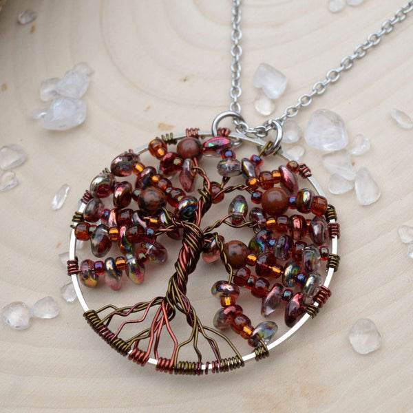 Autumn Tree of Life Necklace